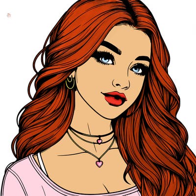 detailed realistic girl