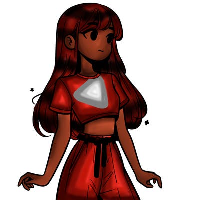 girl in a cute crop top