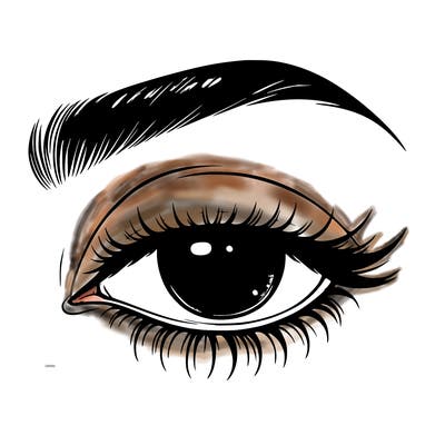 eye closed realistic
