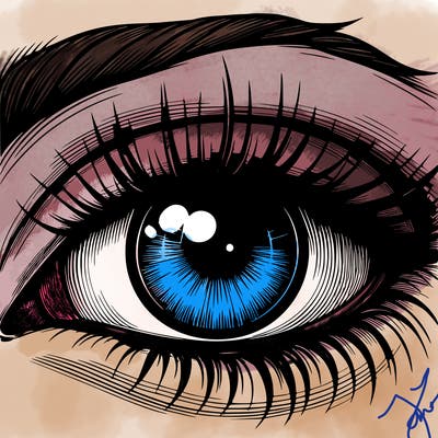 realistic eye