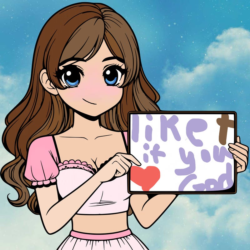 realistic pretty girl holding blank sign