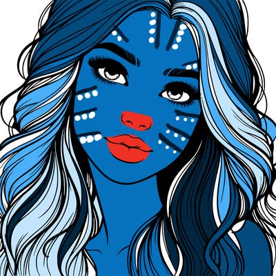 beautiful realistic girl