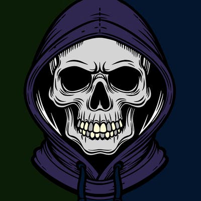 skull hoodie