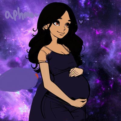 realistic pregnant girl