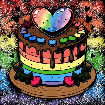 realistic heart cake