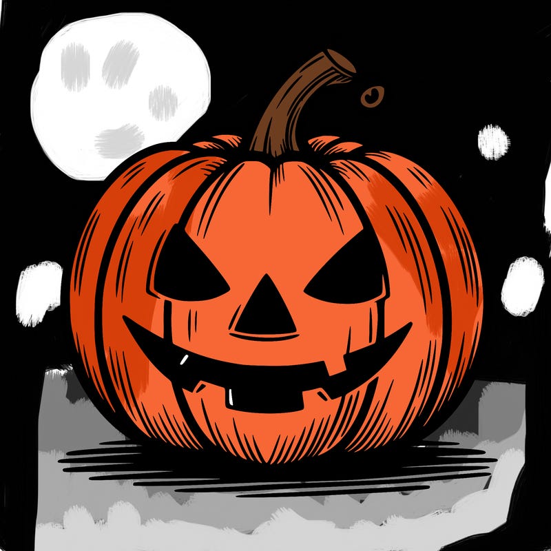 a halloween pumpkin