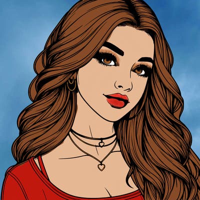 detailed realistic girl