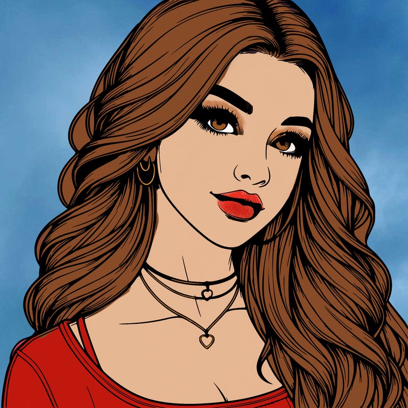 detailed realistic girl