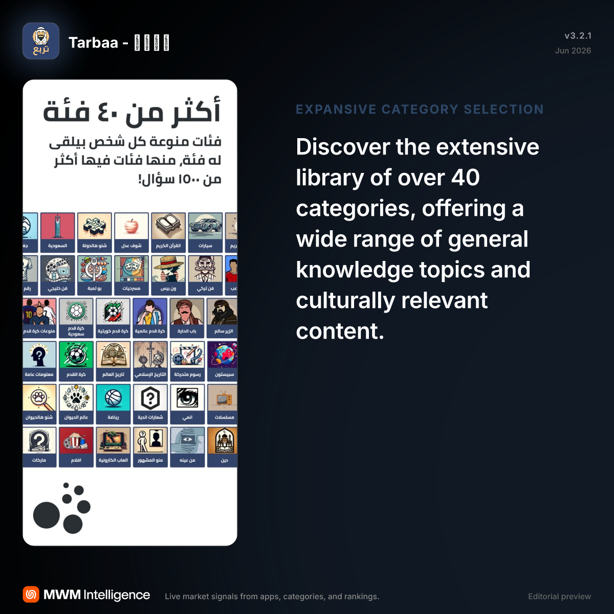 Tarbaa - ترَبَّع - Games App | MWM