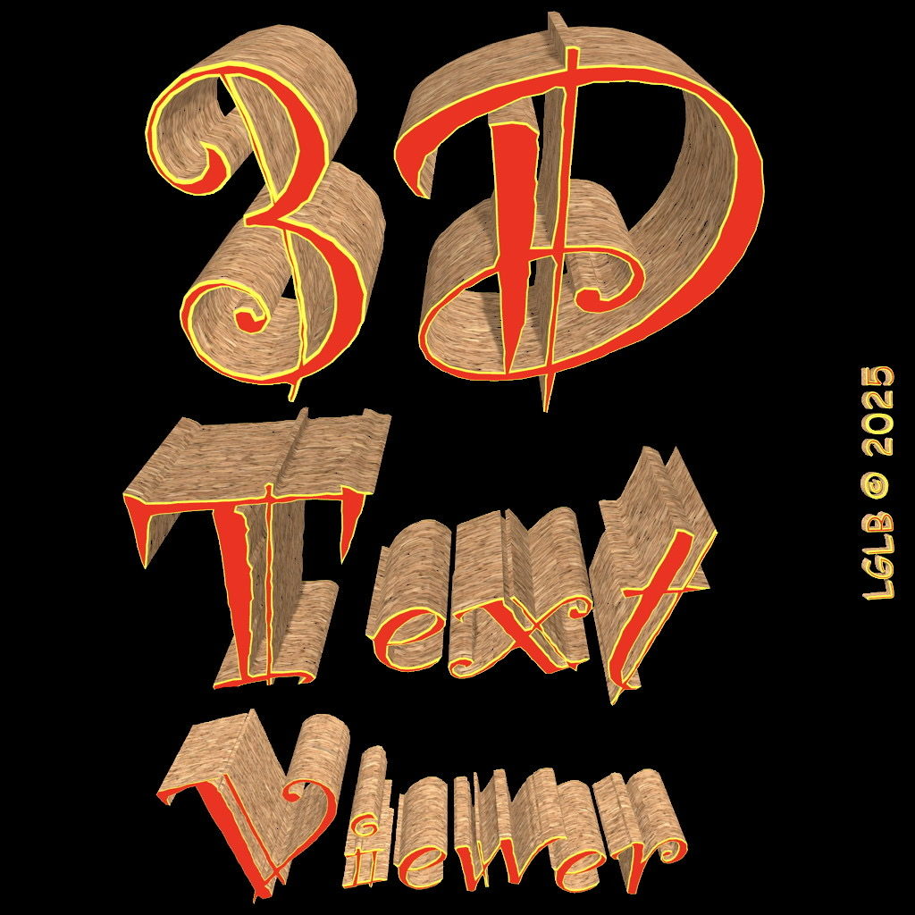 3D Text Viewer - Graphics & Design App | MWM