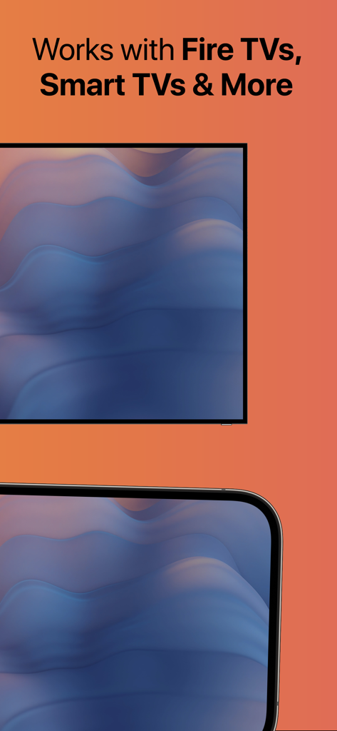 Screen Mirroring for Fire TV - Contenuto dello schermo dell'iPhone duplicato su un display Fire TV