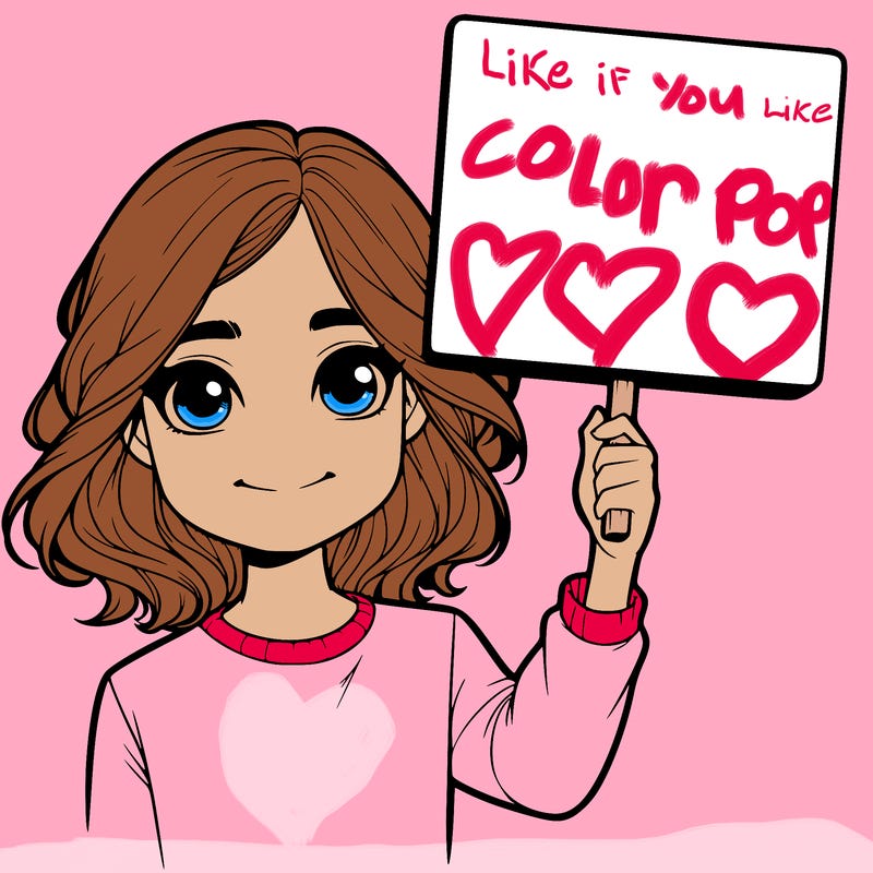 realistic girl holding up a sign