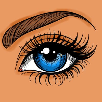 a beautiful eye