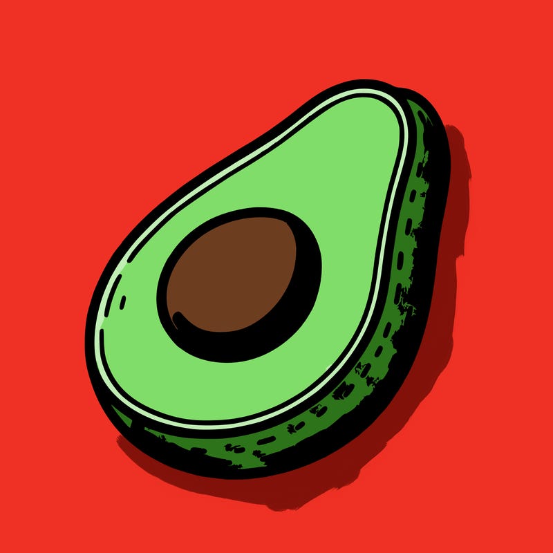 pastel green avocado