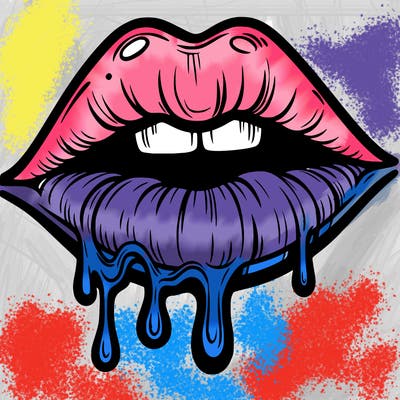 lips that look realistic and drip