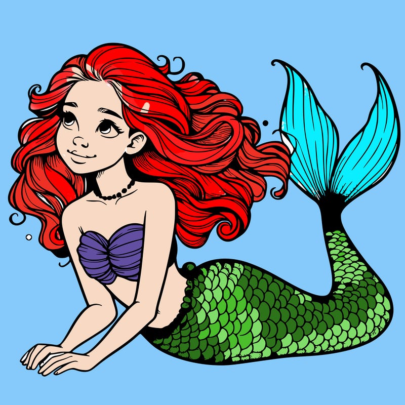 a realistic mermaid