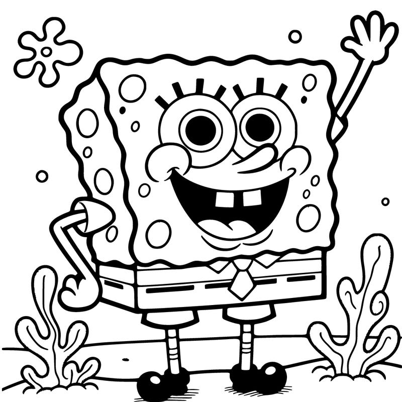sponge bob animated cartoon