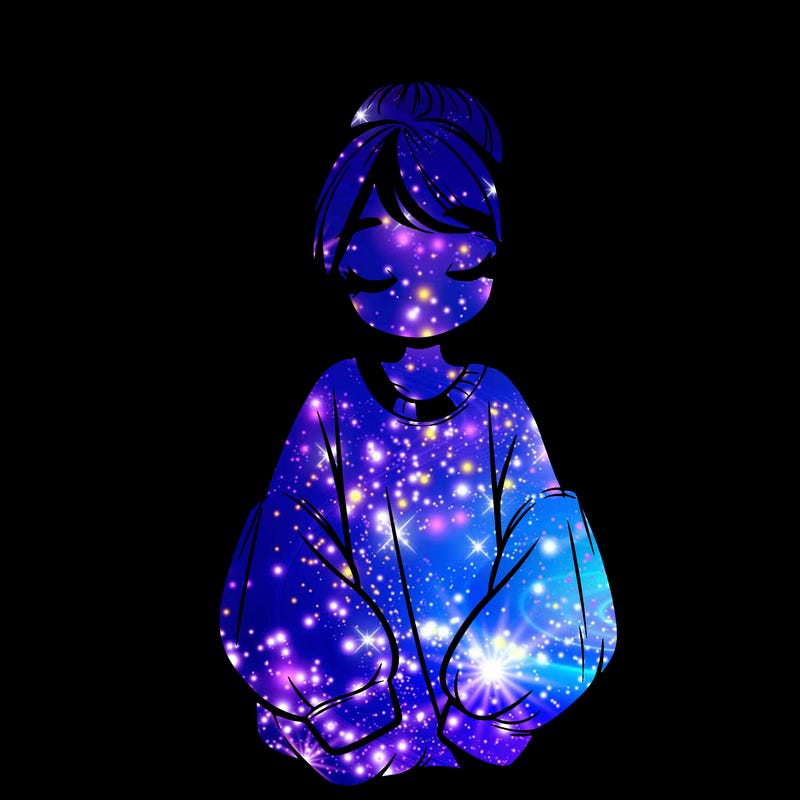 girl with baggy sweatshirt and messy bun