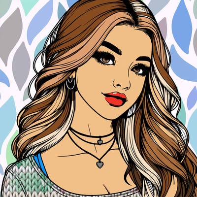 detailed realistic girl