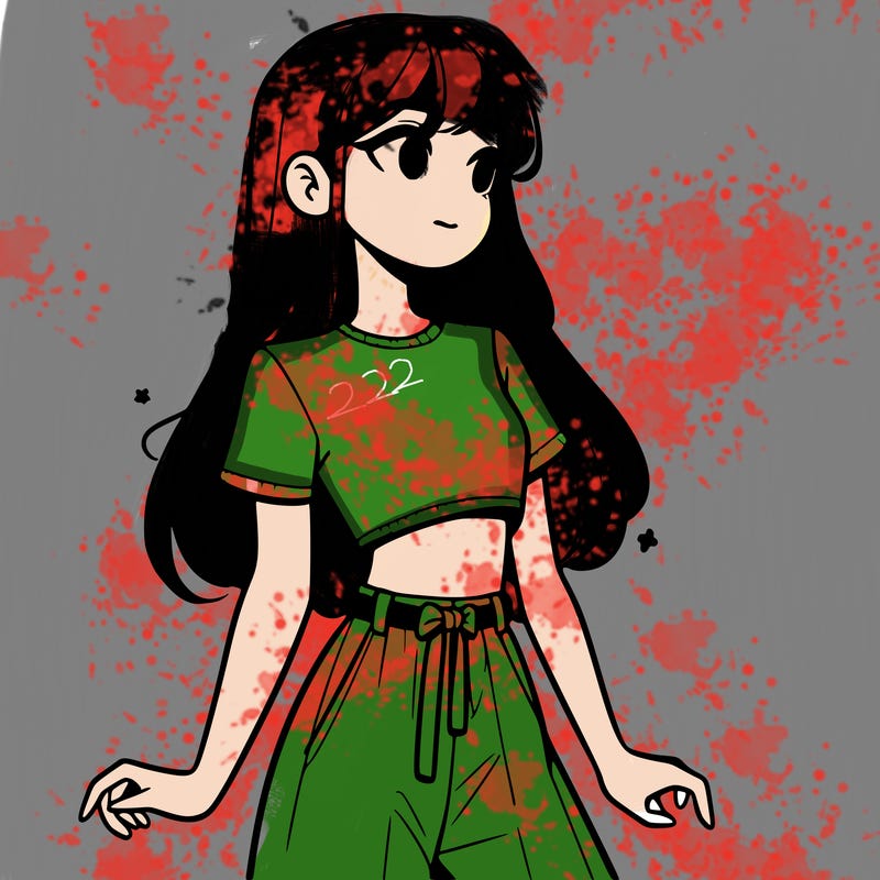 girl in a cute crop top