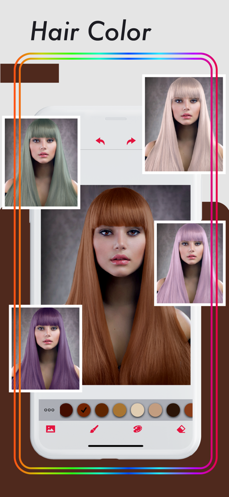 Hair Color Changer . - Reference App | MWM
