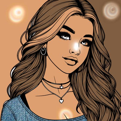 detailed realistic girl