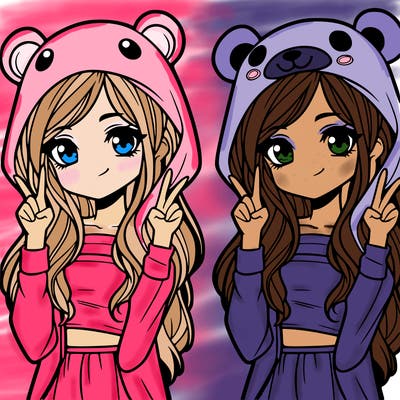 teen girl in animal costume