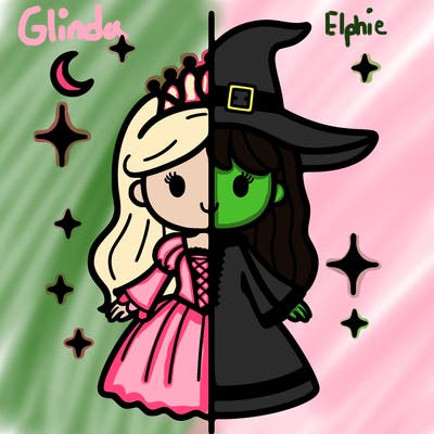 split princess and witch