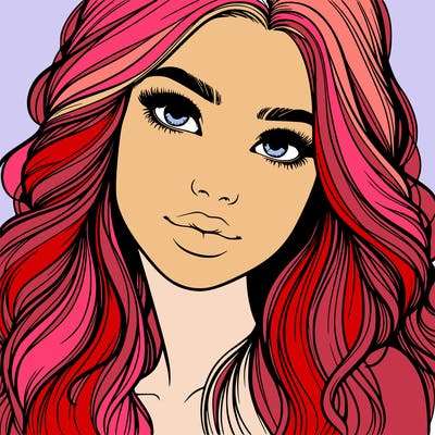 beautiful realistic girl