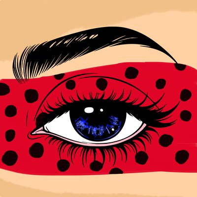 eye closed realistic