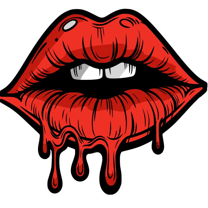 lips that look realistic and drip