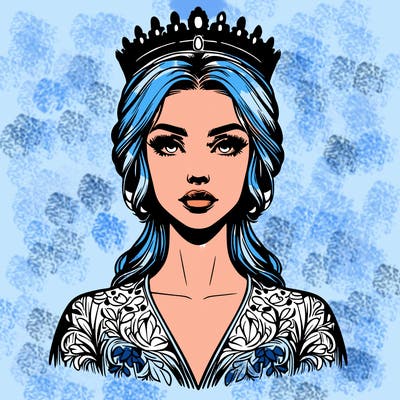 realistic beautiful queen