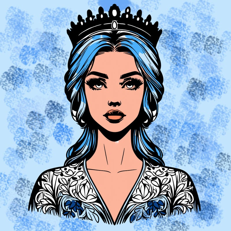 realistic beautiful queen