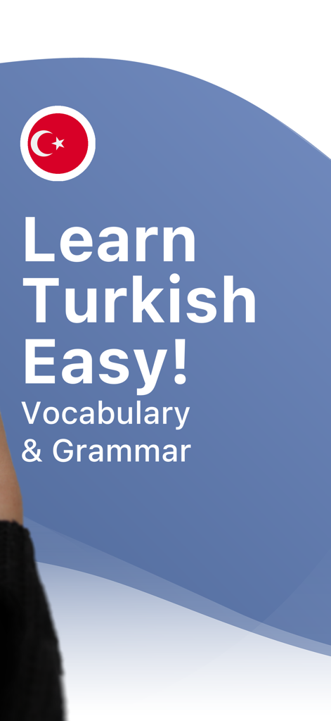 Pantalla de la app Aprende Turco Fácil Vocabulario y Gramática