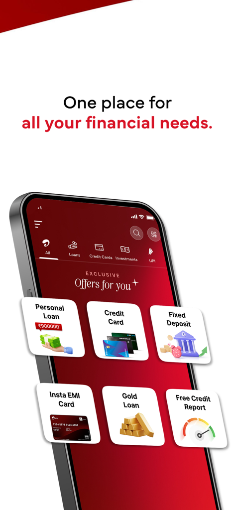 L'application Airtel Thanks propose une interface pour les prêts personnels, les cartes de crédit et les services bancaires.