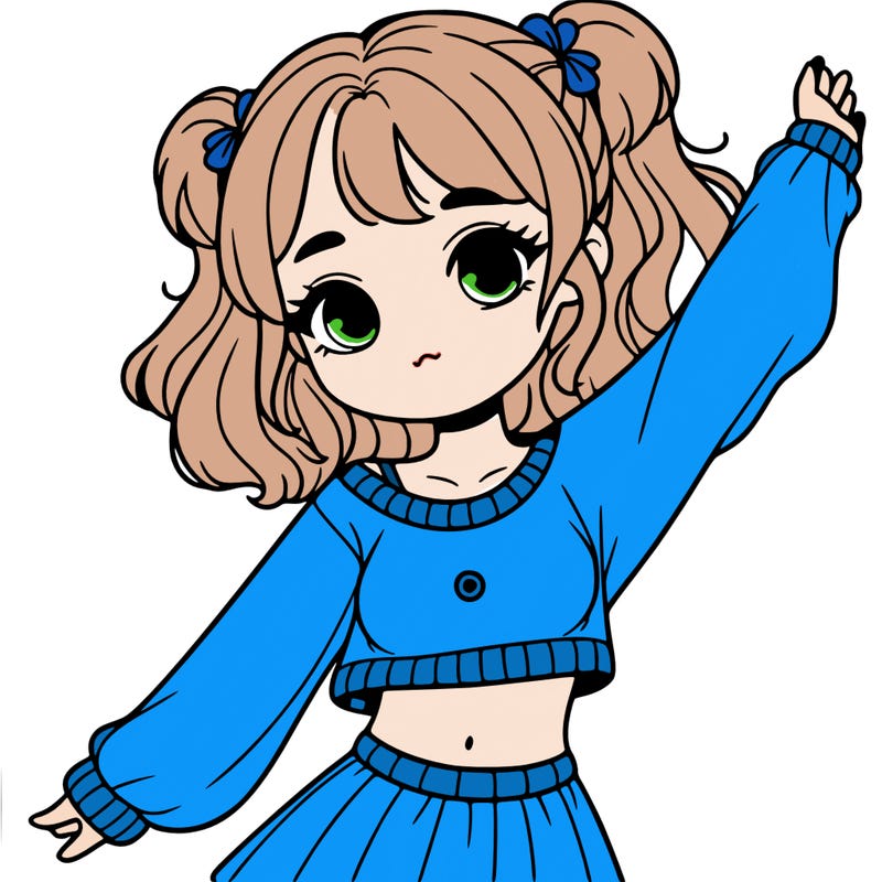 girl in a cute crop top