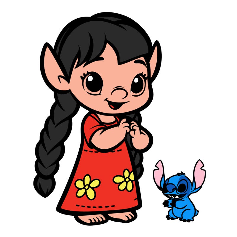 girl dressed as stich