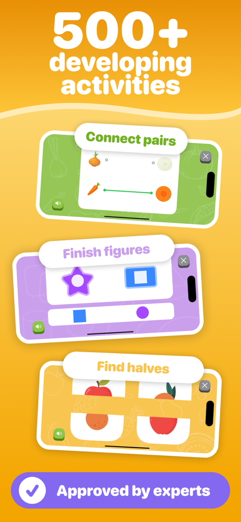 Toddler puzzle games for baby - Educational games for toddlers featuring over 500 developmental activities approved by experts