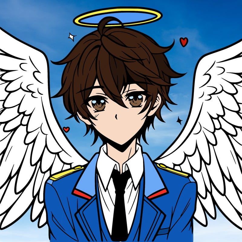 anime angel boy