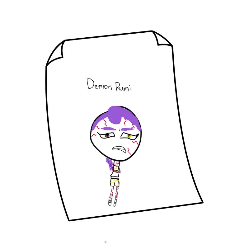 just a flat piece of paper