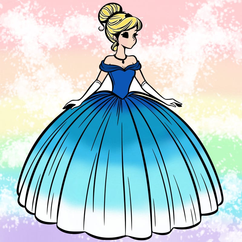 ballgown woman