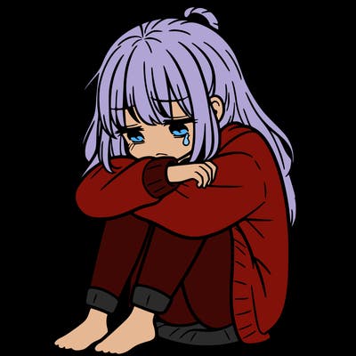 depressed girl