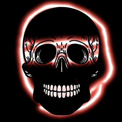 skeleton skull