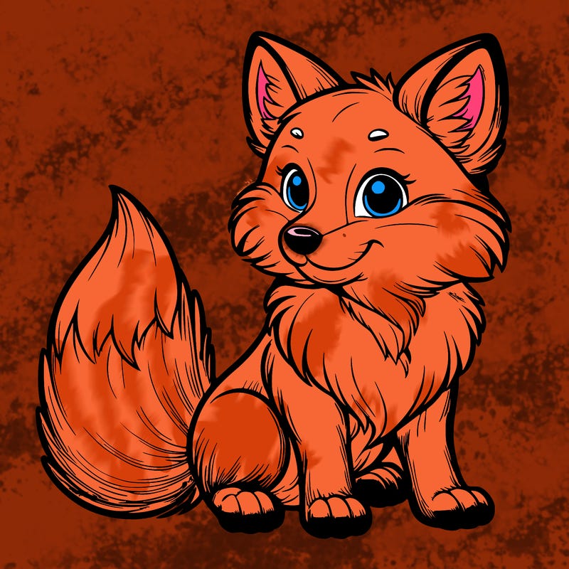realistic fox