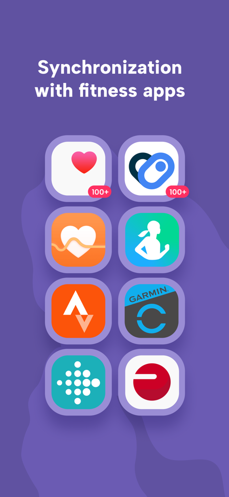 Schermata dell'app Fitatu che mostra le opzioni di sincronizzazione con app di fitness come Garmin e Strava.
