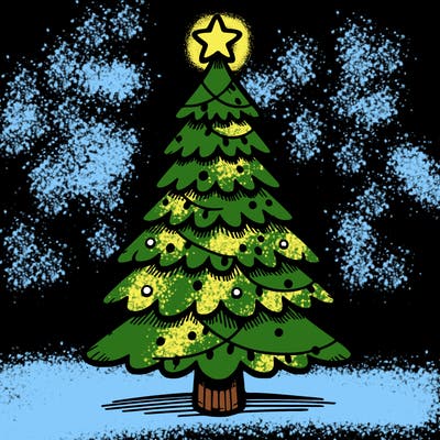a christmas tree