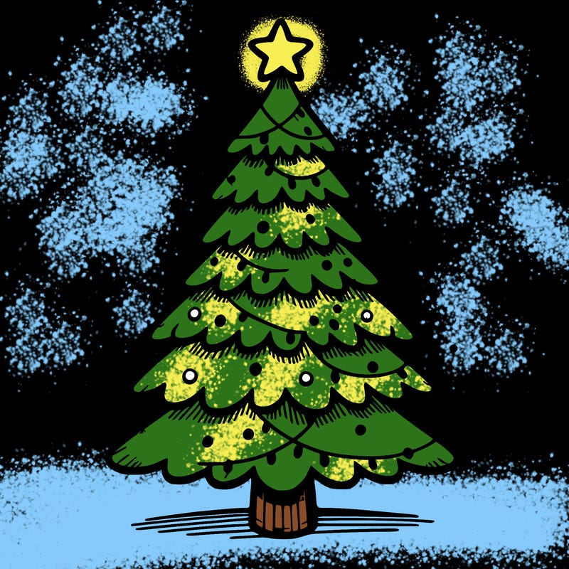 a christmas tree