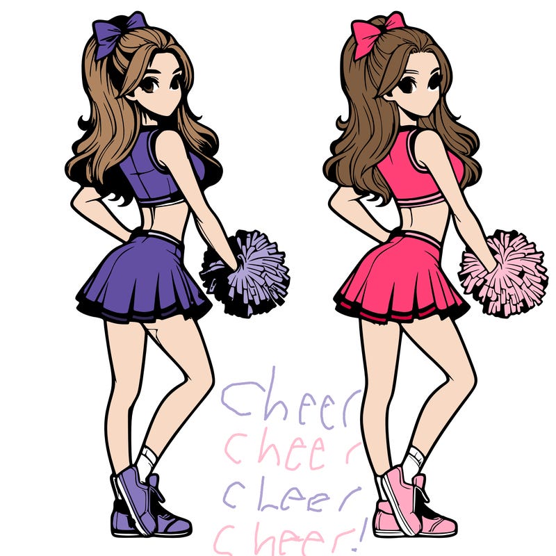 realistic cheerleader