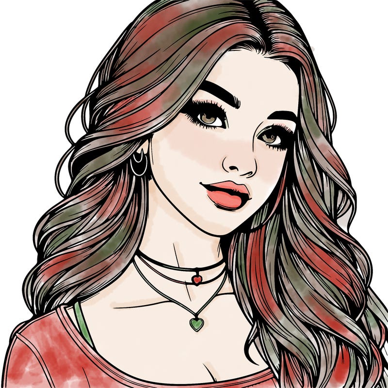 detailed realistic girl