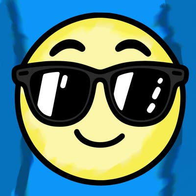 emoji with sunglasses